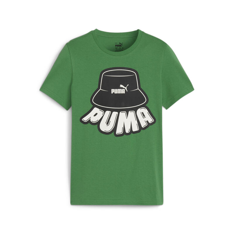 T-shirt grafica ESS+ MID 90s per ragazzi PUMA Archive Green