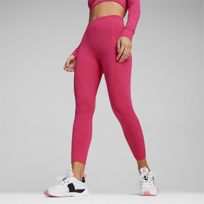 Leggings 7/8 EVOKNIT da donna PUMA Garnet Rose Pink