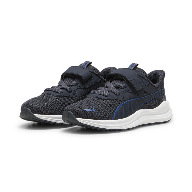 Reflect Lite Laufschuhe Kinder PUMA Strong Gray Cobalt Glaze Black Blue