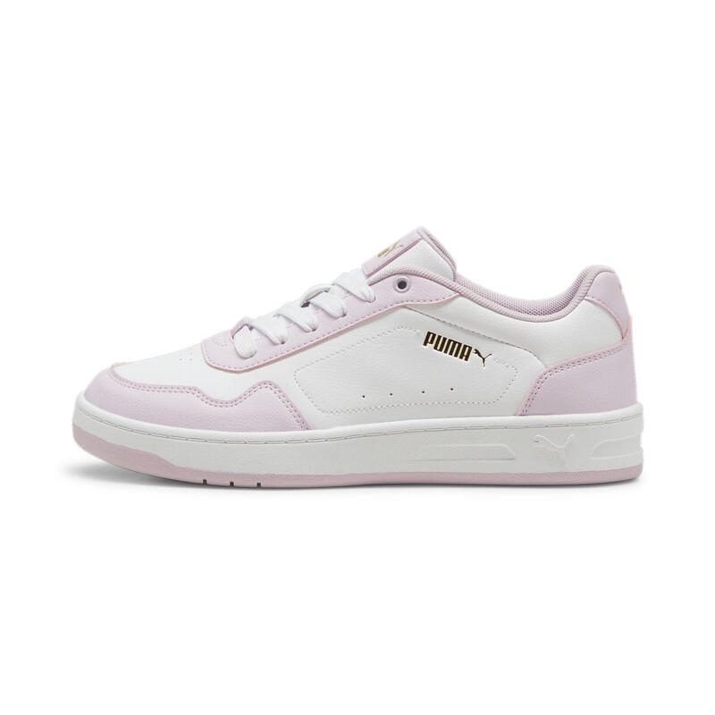 Court Classy Sneakers Damen PUMA White Grape Mist Gold Purple