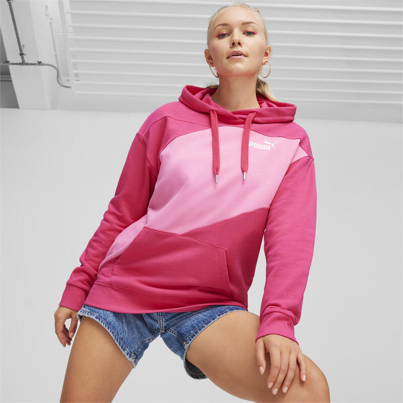 PUMA POWER hoodie voor dames PUMA Garnet Rose Pink