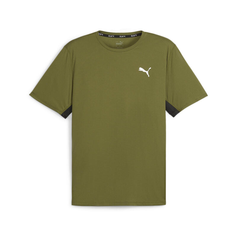 T-SHIRT VELOCITY RUN FAVORITE DA UOMO PUMA Olive Green