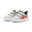 Scarpe da ginnastica Courtflex V2 da bimbo PUMA Cool Light Gray Active Red