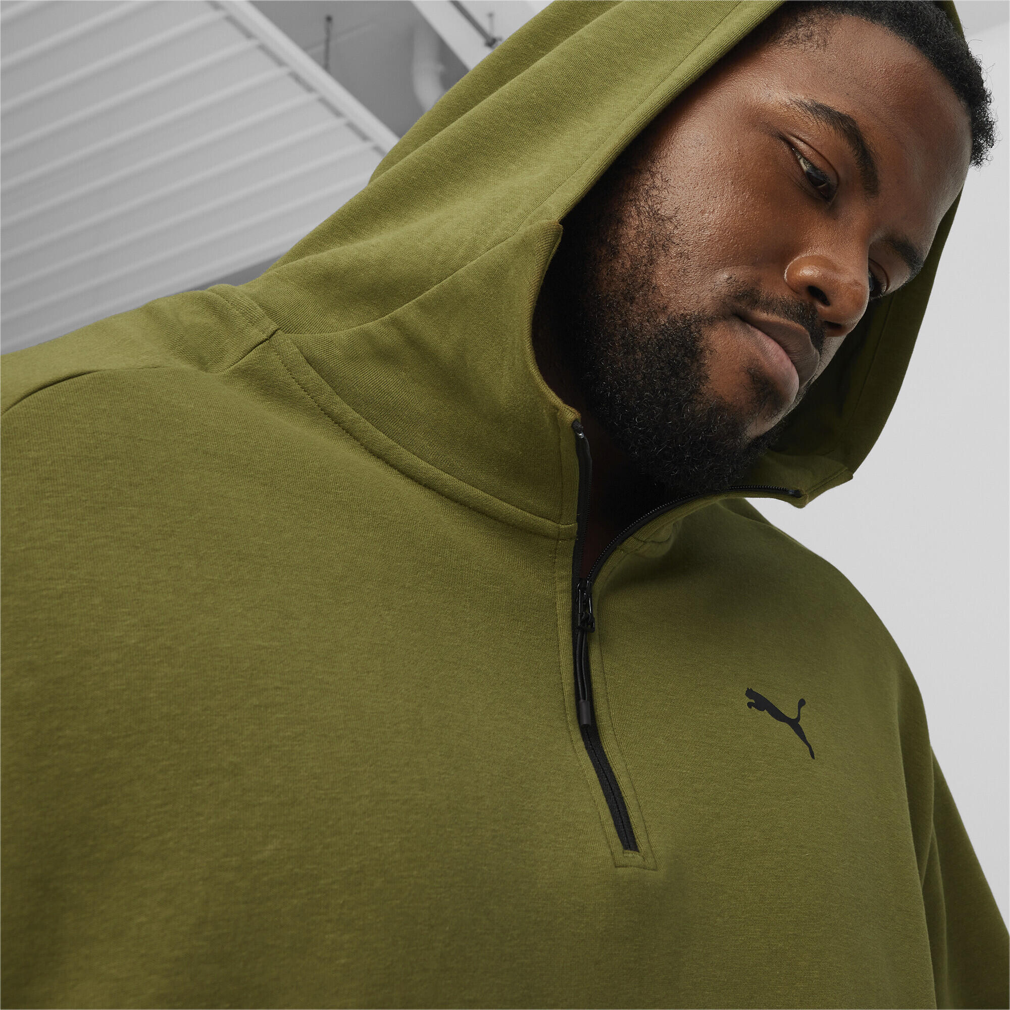 Veste à demi-zip RAD/CAL PUMA Olive Green 4/6