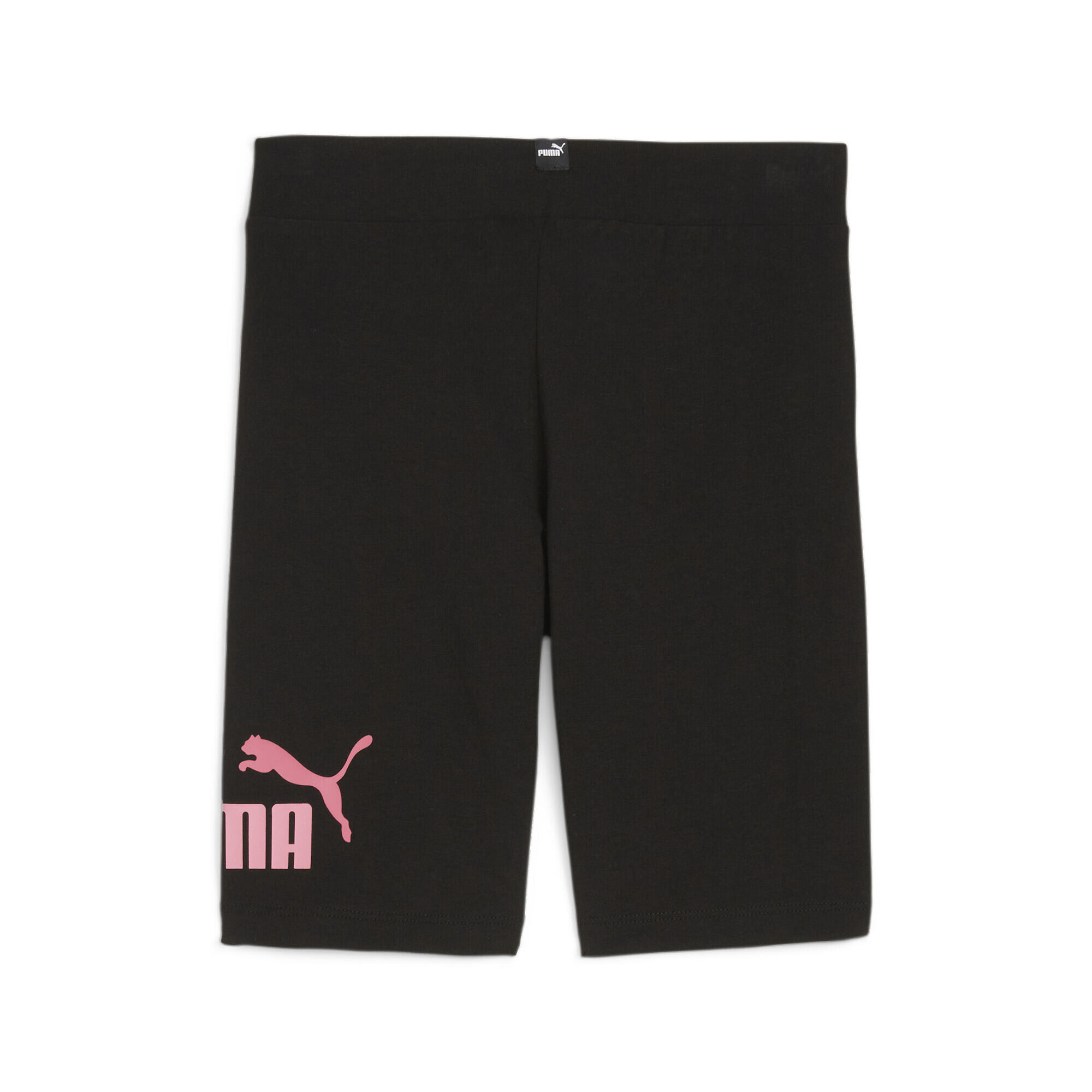 Pantaloni aderenti corti Essentials con logo da ragazza PUMA Black 5/5