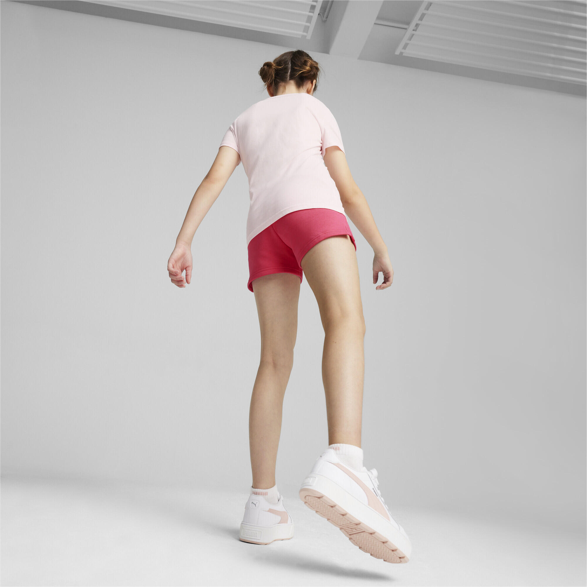 Completo t-shirt e shorts con logo da ragazzi PUMA Whisp Of Pink 4/5