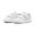 Smash 3.0 leren V sneakers voor kinderen PUMA White Grape Mist Blue Skies Purple