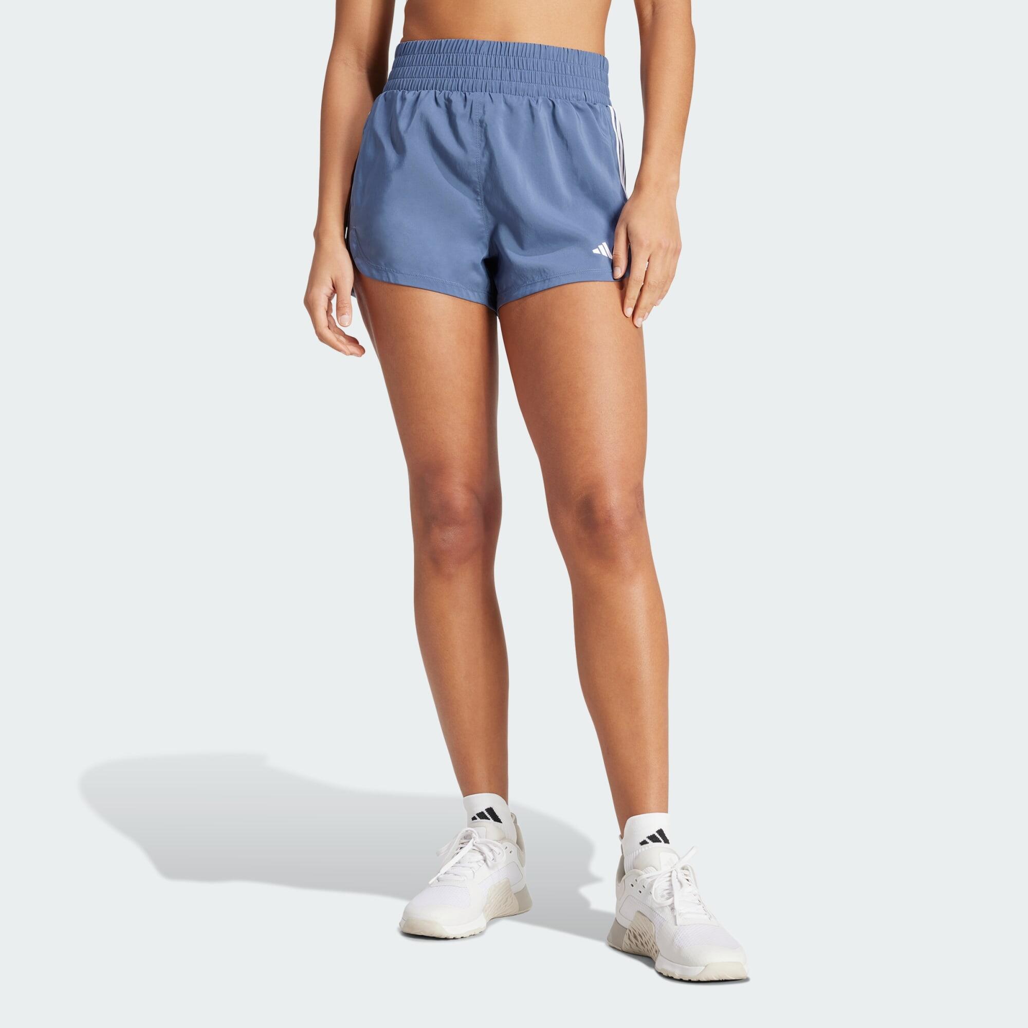 ADIDAS Pacer Training 3-Stripes Woven High-Rise Shorts