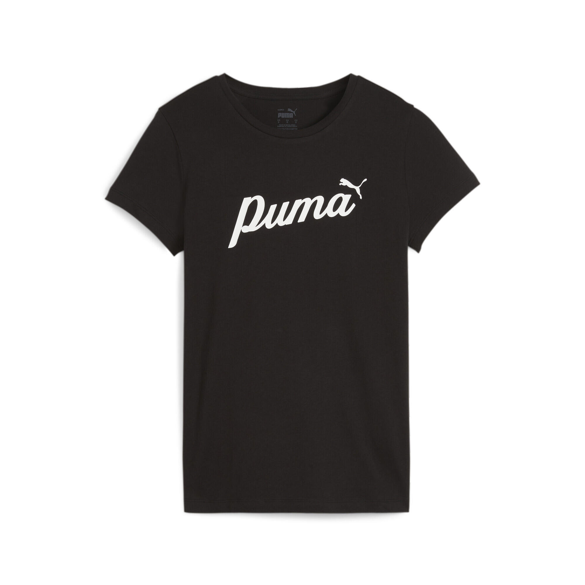 PUMA Dámské triko ESS+ Script Black