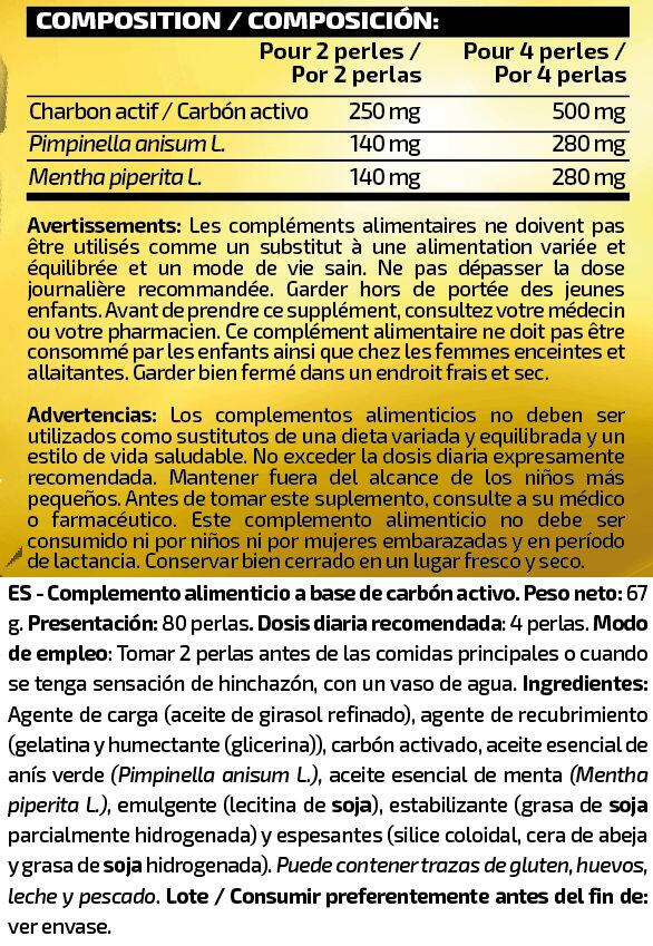 Carbón Activo - 80 Softgels IO.Genix 4/4