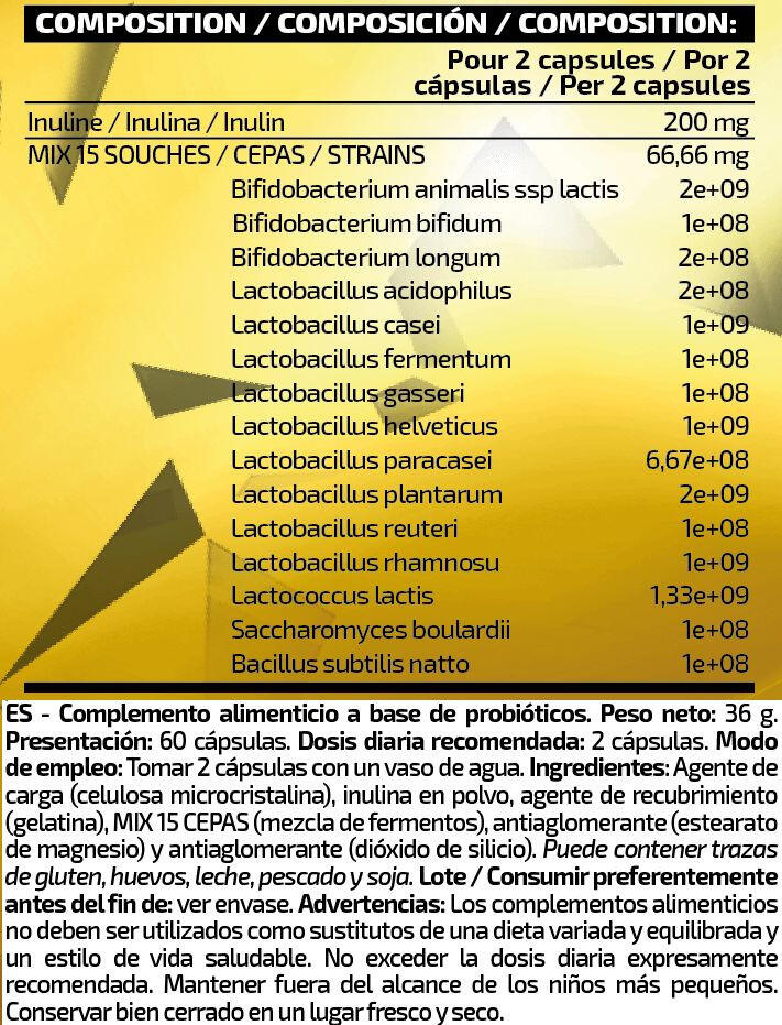 Probiotic Mix - 60 Cápsulas Vegetales IO.Genix 4/4