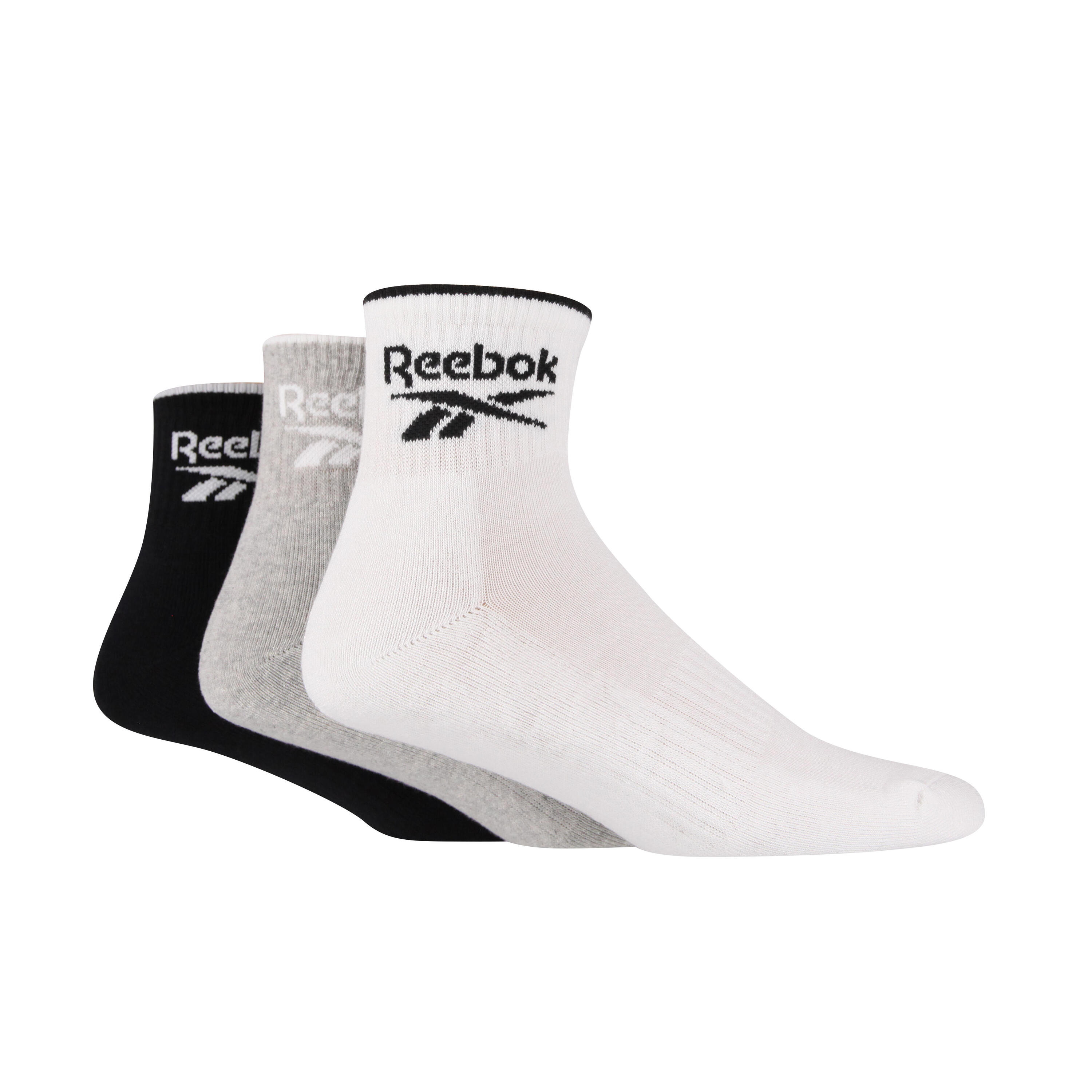 3 PairPack Quarter Length Ankle Sport Sock With Cushioned Sole And Seamless Toes 4/4