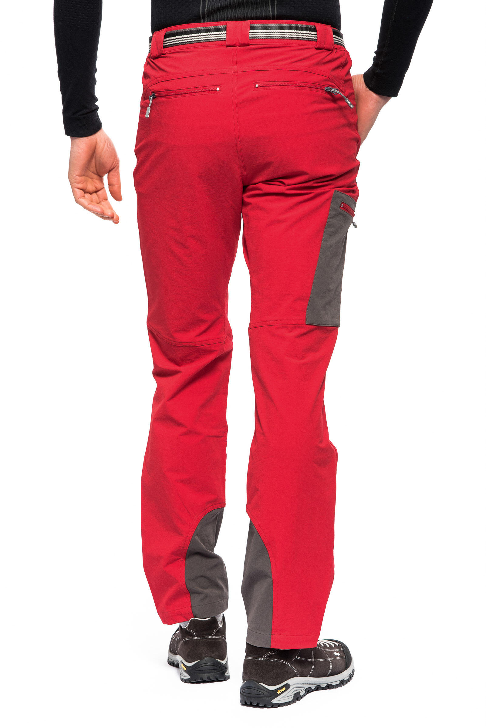 Pantaloni trekking uomo Milo Vino rosso M 2/5