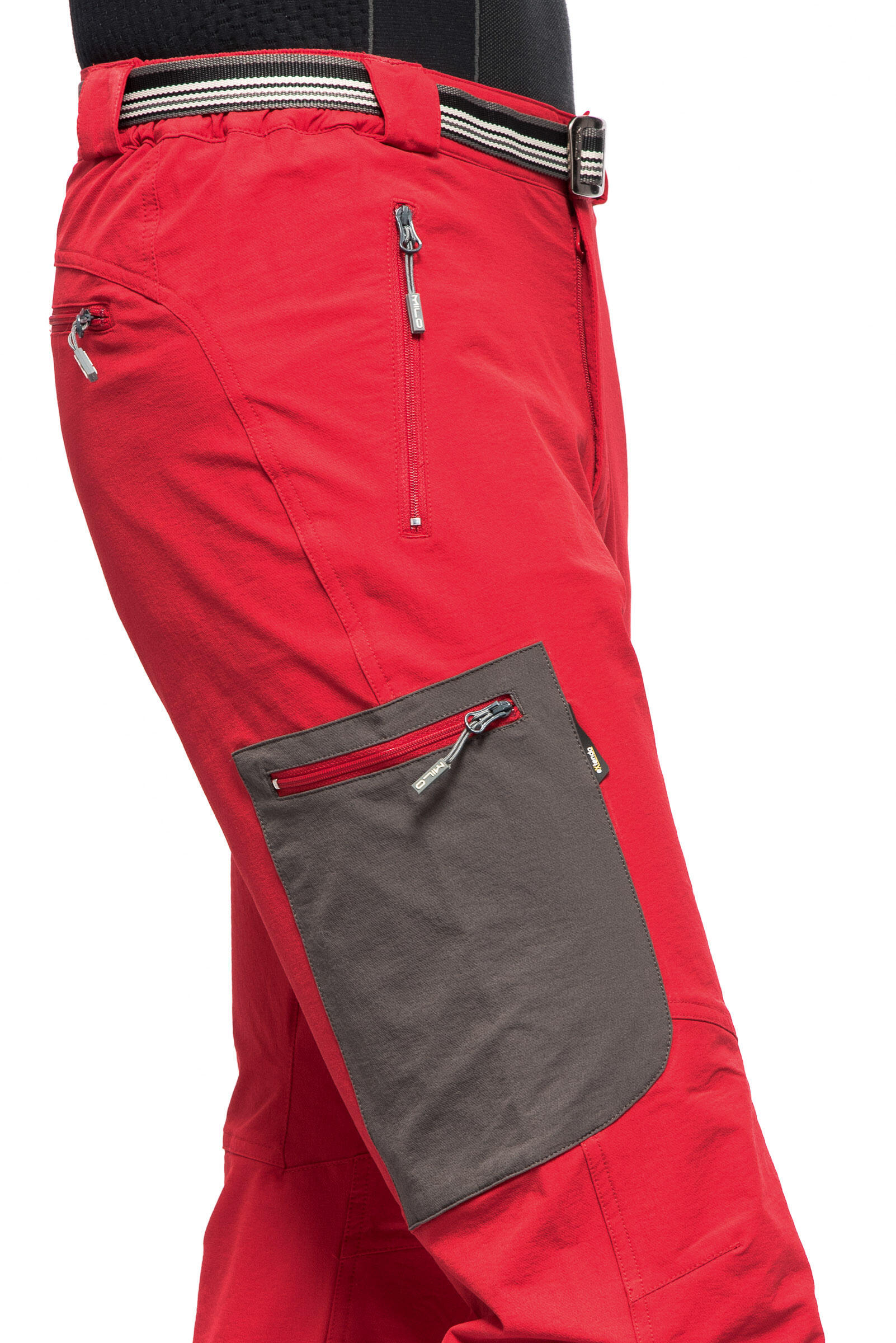 Pantaloni trekking uomo Milo Vino rosso M 3/5