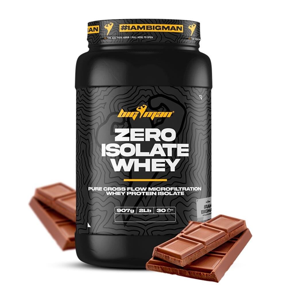 BigMan - Zero Isolate Whey 910 g - Proteina Isolate -  Sabor: Chocolate 2/2