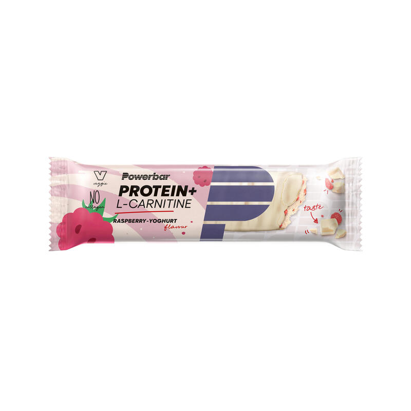 PowerBar - Protein Plus + L-Carnitina 1 barrita x 35 gr - Barritas con Carnitina