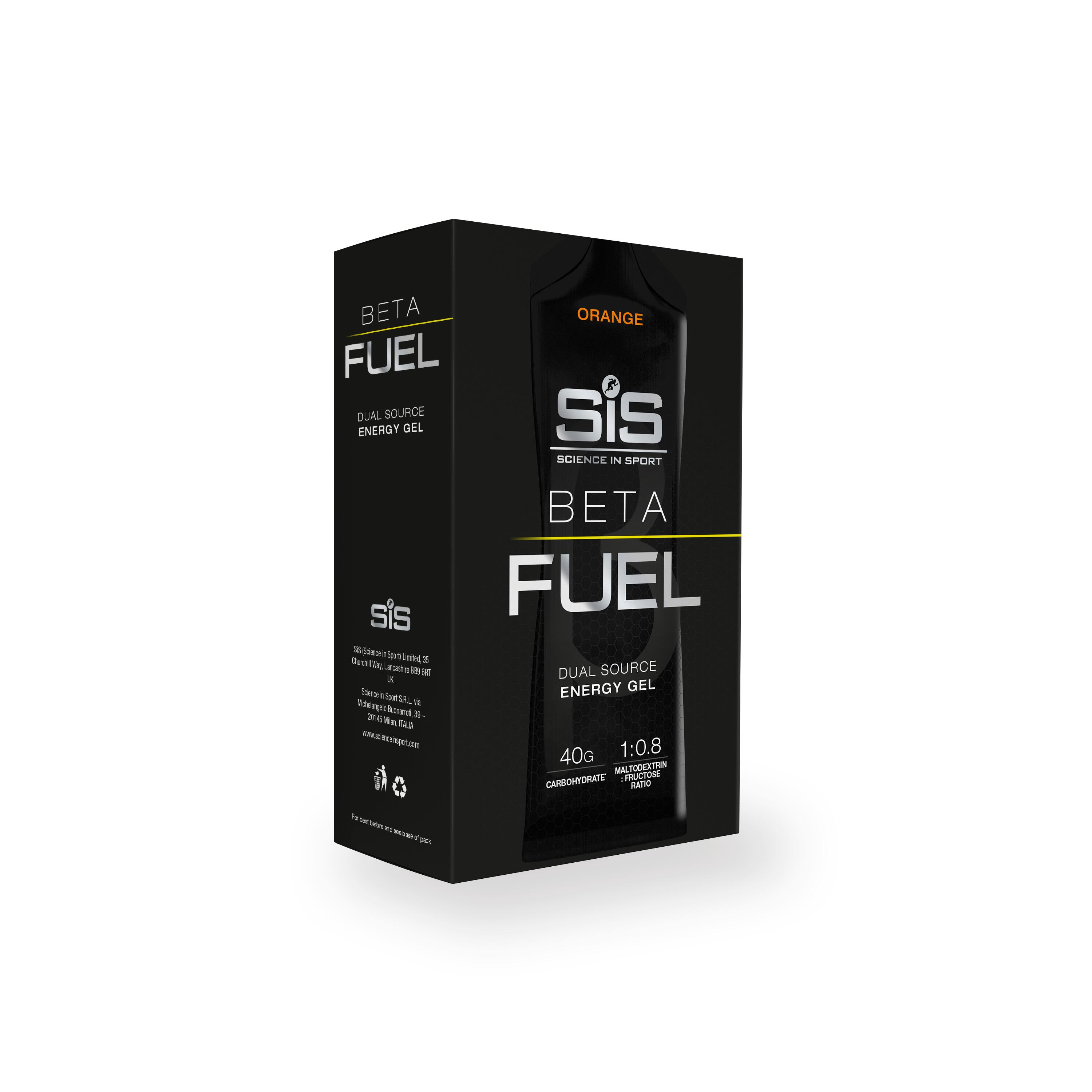 SCIENCE IN SPORT Science In Sport | Beta Fuel Energy Gel | Orange Flavour | 6 pack