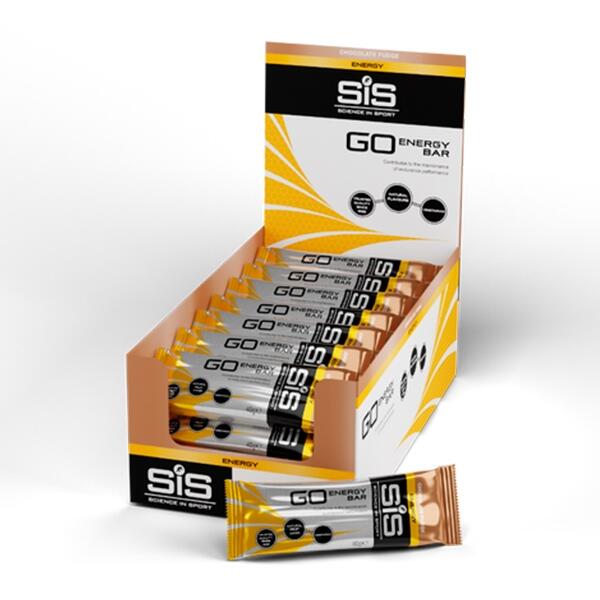 GO Energy Bar | 26g Carbs | Chocolate Fudge | 30 Pack 1/2
