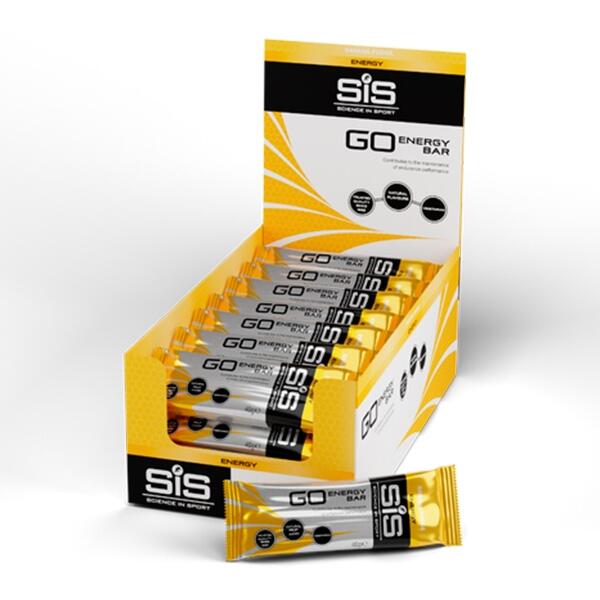 GO Energy Bar | 26g Carbs | Banana Fudge | 30 Pack 1/4