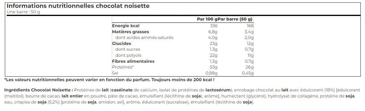 Baton proteinowy 52% Protein Plus Bar 50g Czekolada z orzeszkami 2/2