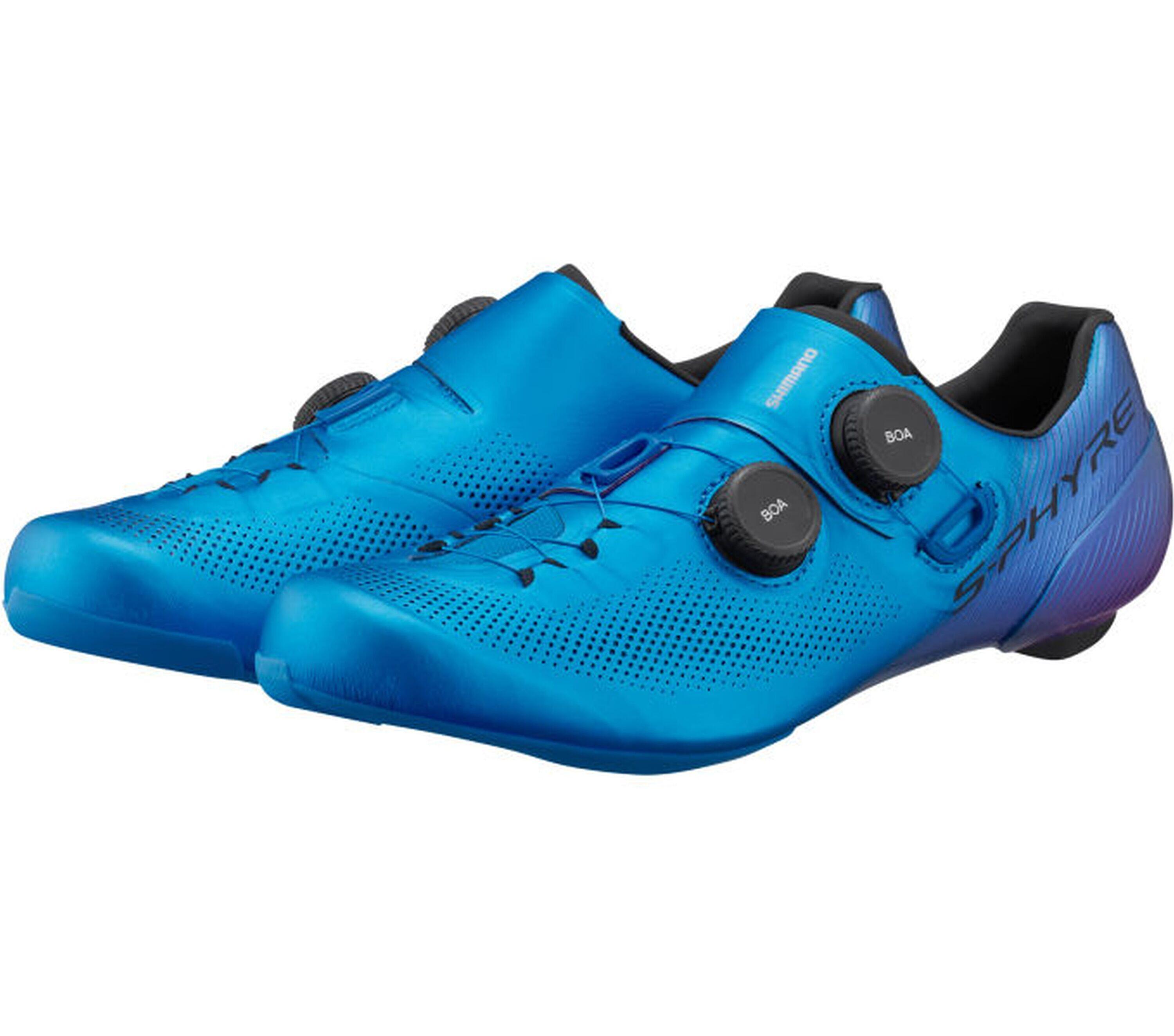 SHIMANO Racefiets fietsschoenen RC903 S-PHYRE, blauw BREED