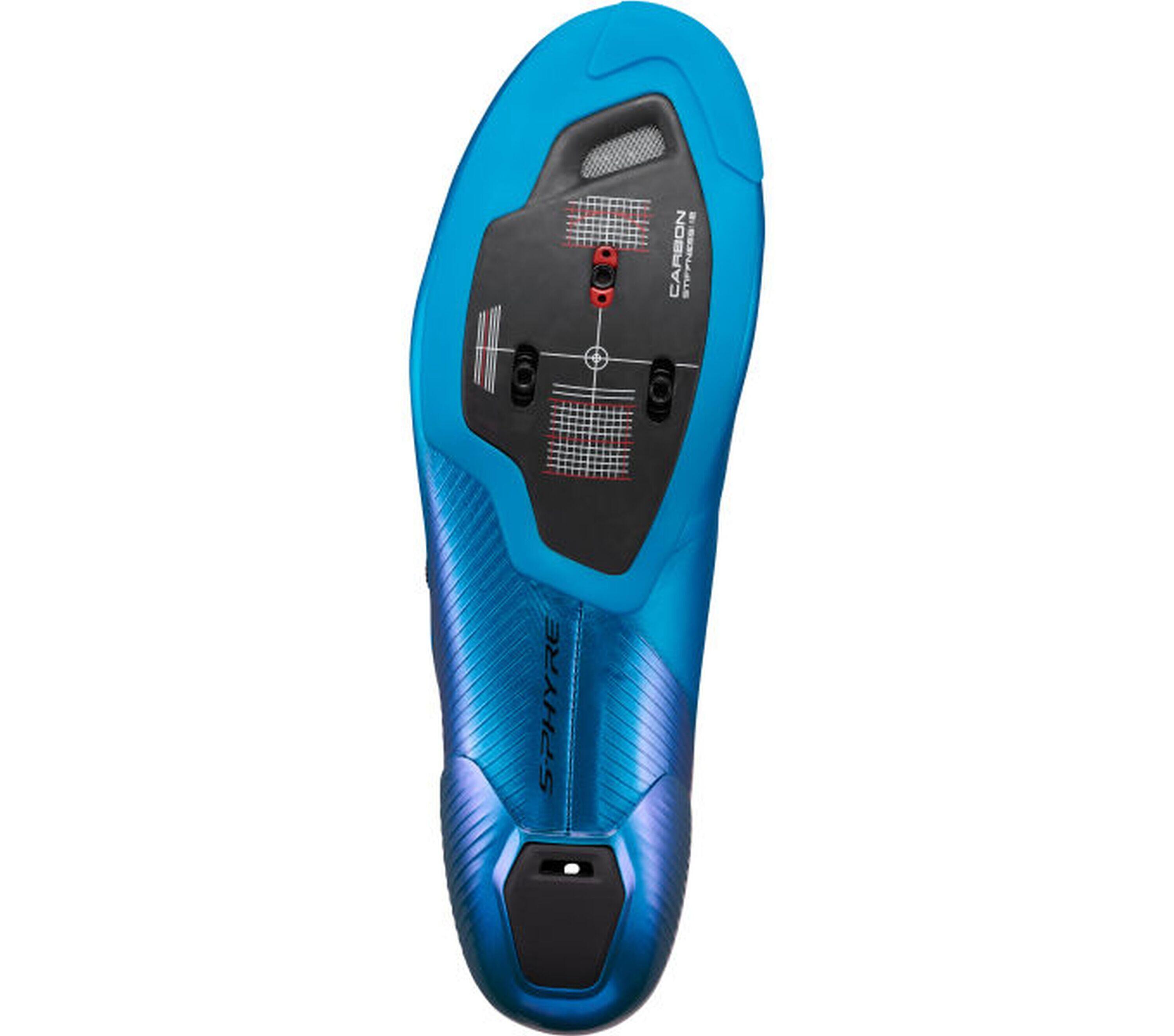 Rennrad- Fahrradschuhe RC903 S-PHYRE, blue WIDE 3/4
