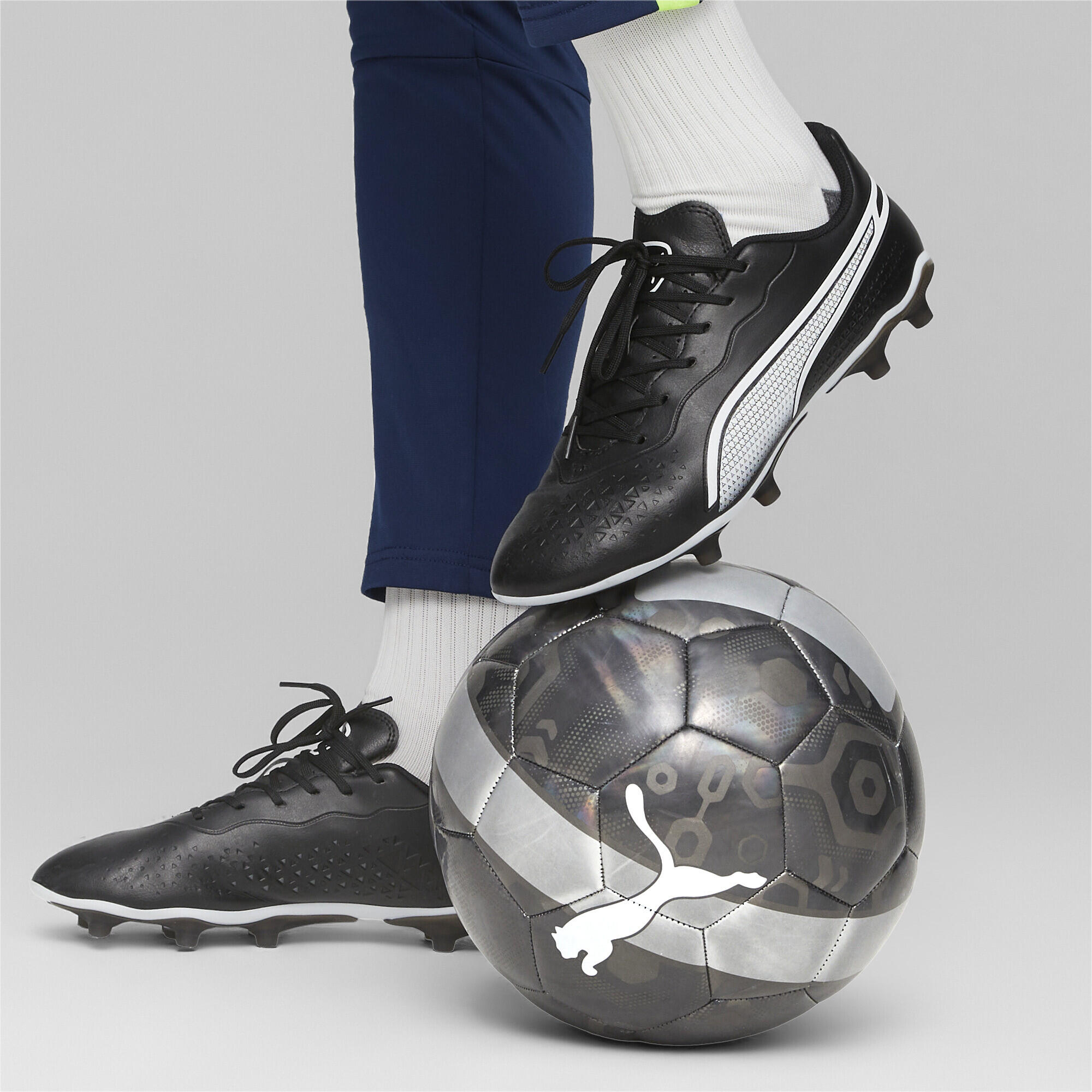 Chaussures de football KING MATCH FG/AG PUMA Black White 2/7