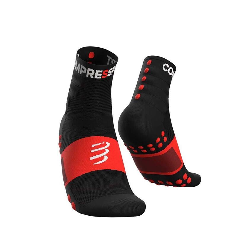 Meias de treino 2 packs corrida Preto Compressport