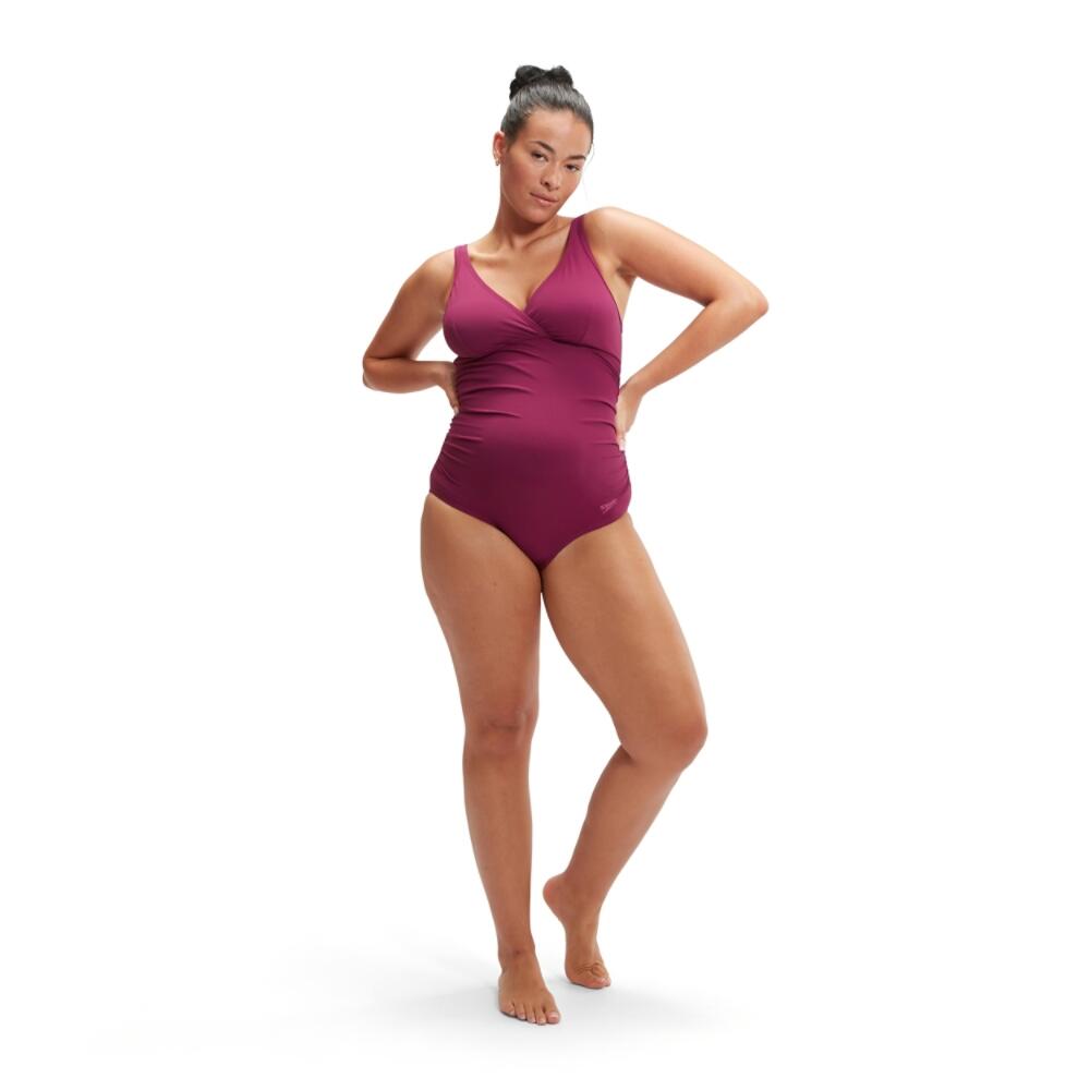 Womens V Neck Maternity U Back Swimsuit