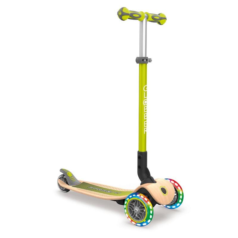 Primo Wood Step Met 3 Wielen in Groen