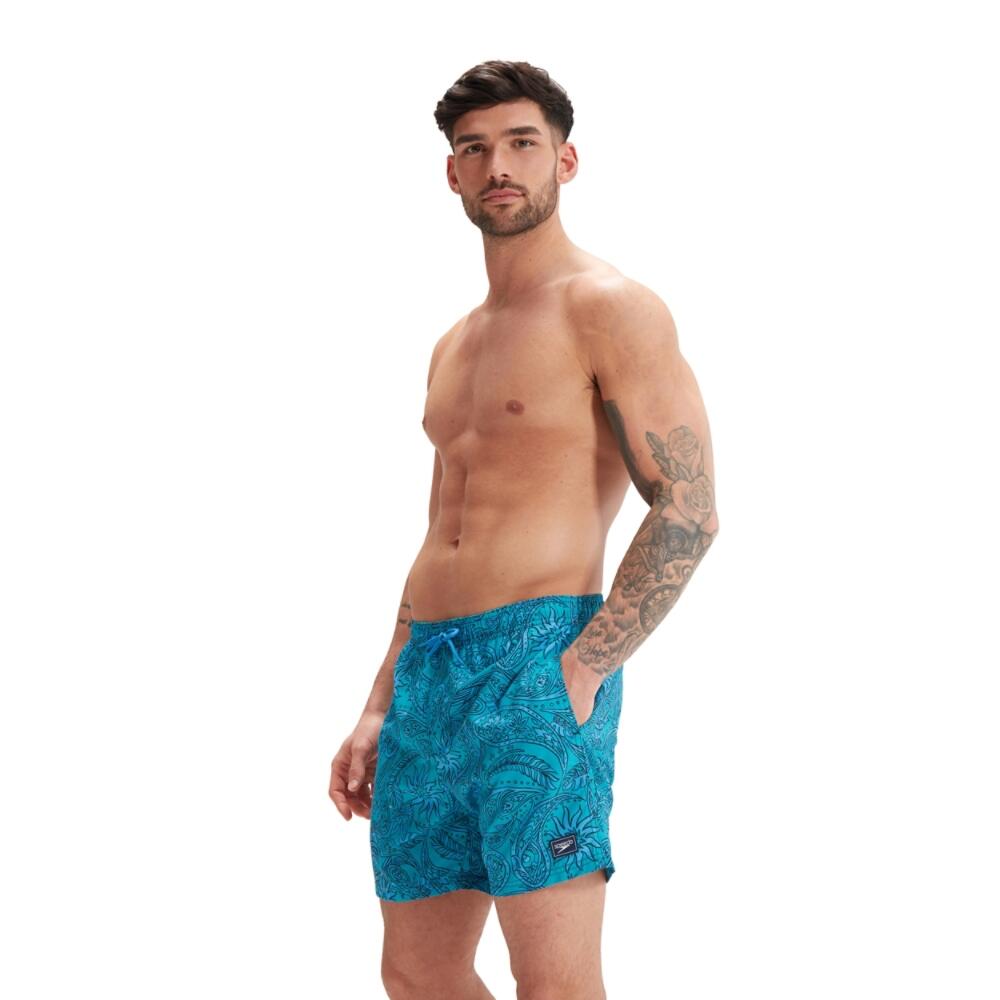 Mens Printed Leisure 16" Swim Shorts 3/5
