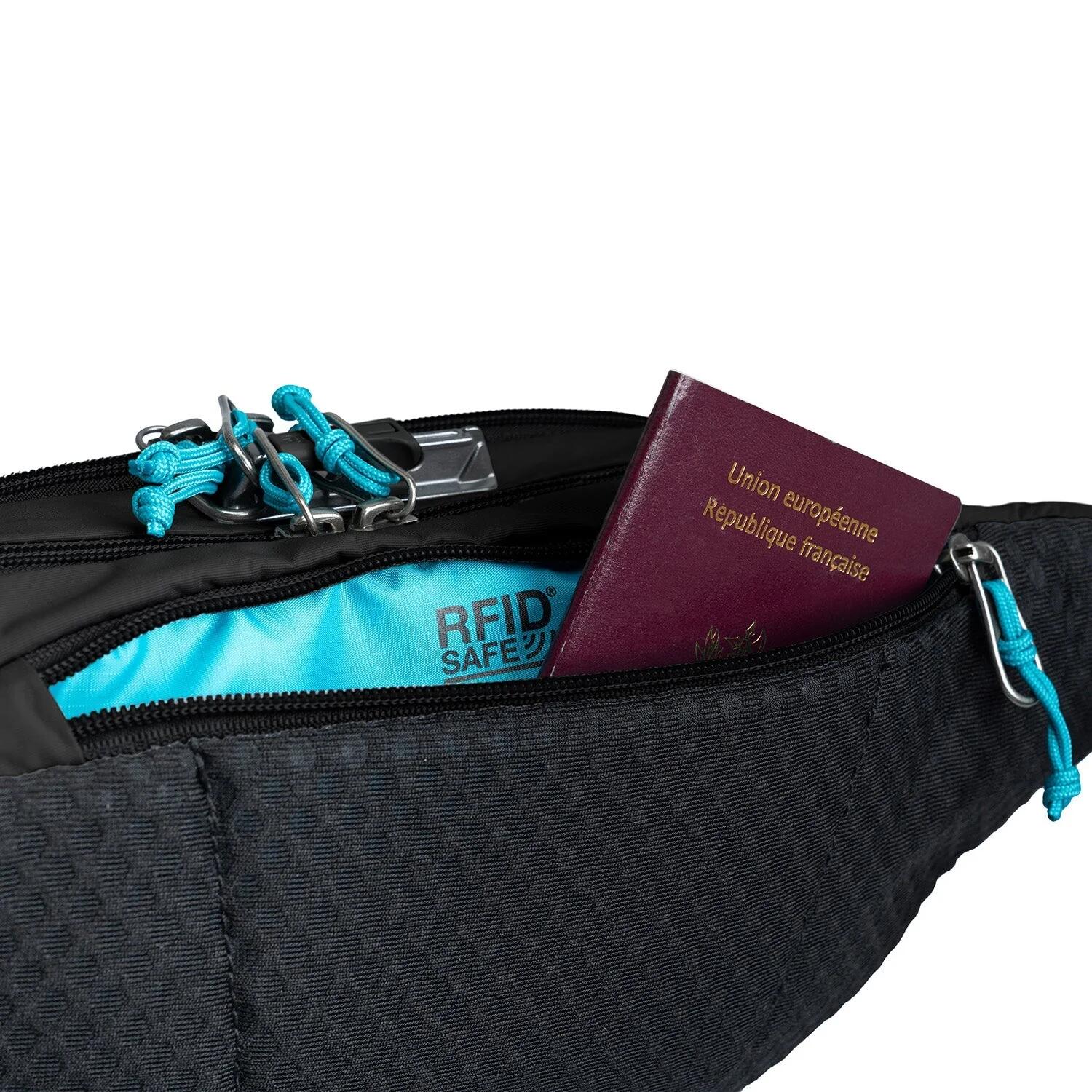 Saszetka antykradzieżowa nerka Pacsafe ECO Waist Pack Econyl 7/7