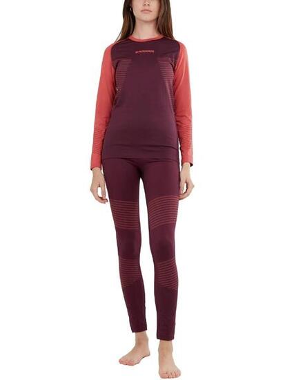 Baselayer-Set Seamless Baselayer Set Damen - magenta