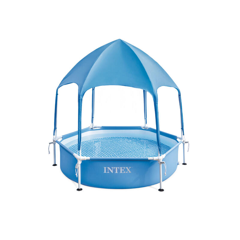Bazén INTEX Metal Frame 28209 183x38 cm se stříškou
