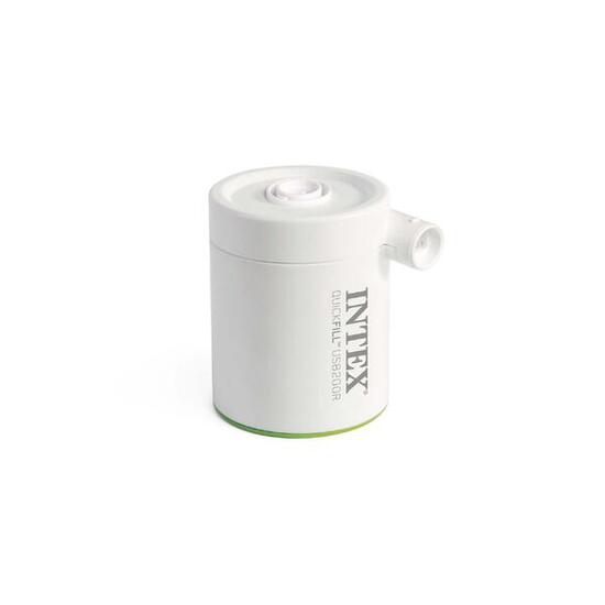 Intex 66637 - Pompa elettrica ricaricabile QuickFill USB200R Portatile Bianco