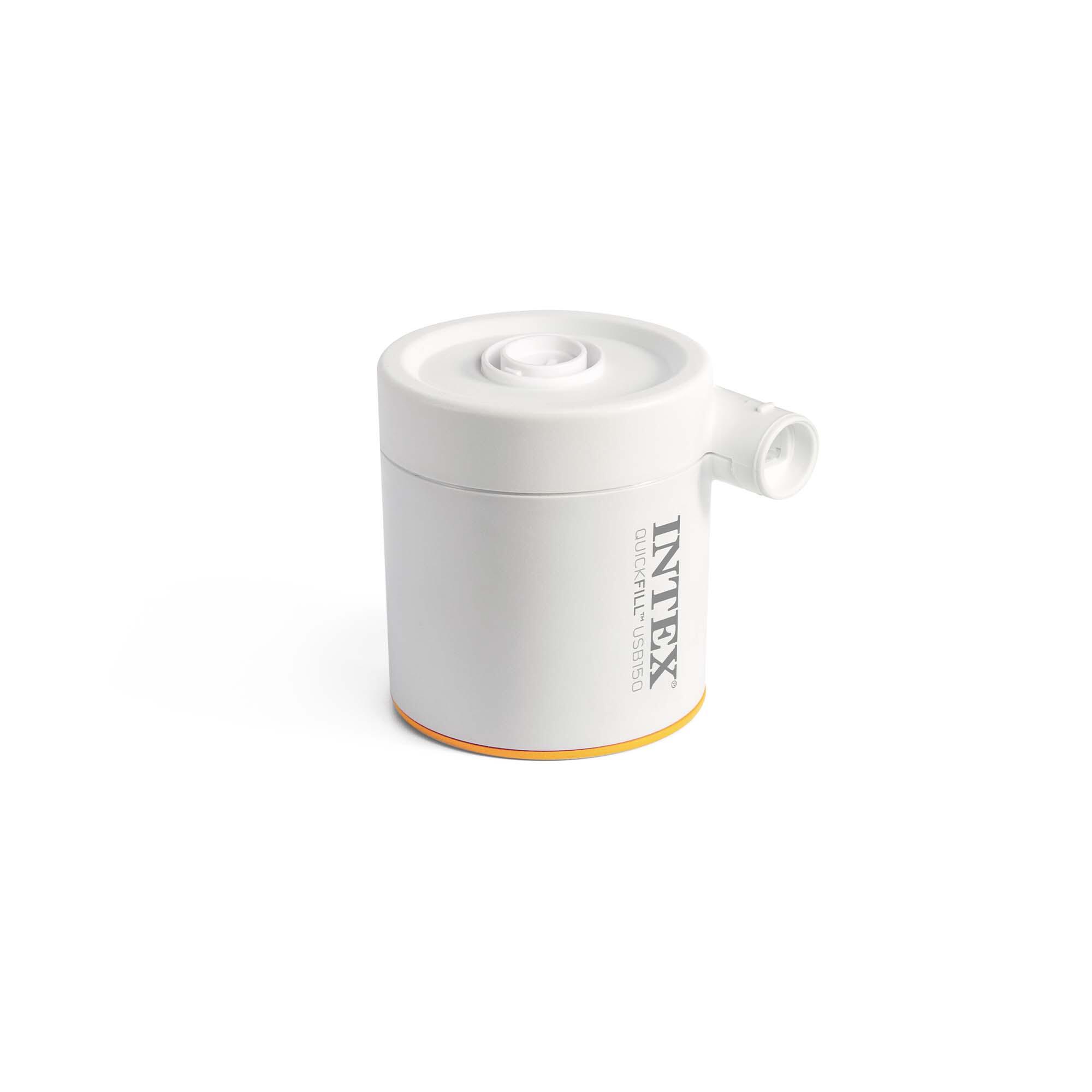 INTEX Intex 66616 - Pompa elettrica QuickFill USB150, Portatile, Bianco