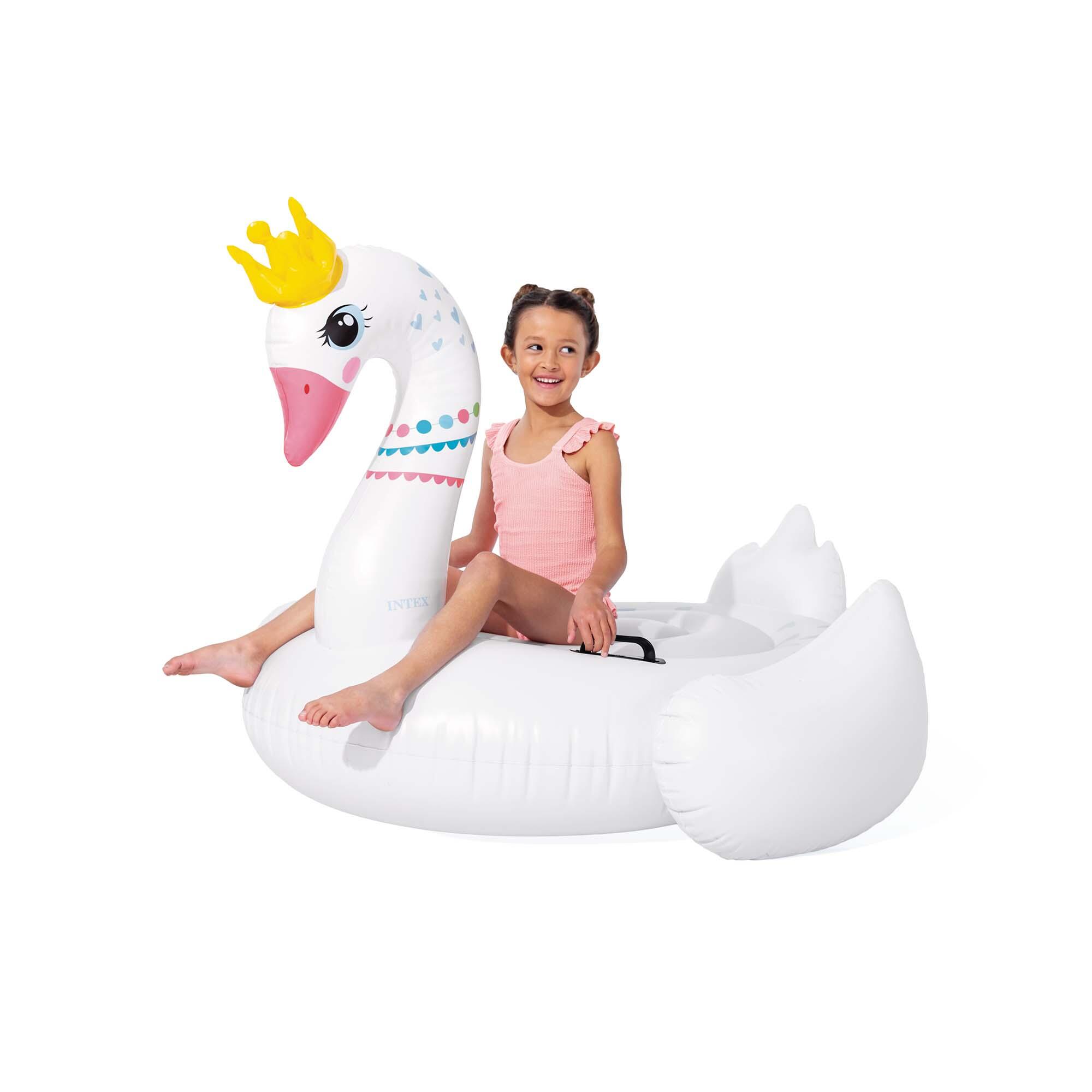Flutuador de piscina cisne c/alças 142x137x99 cm INTEX 6/7