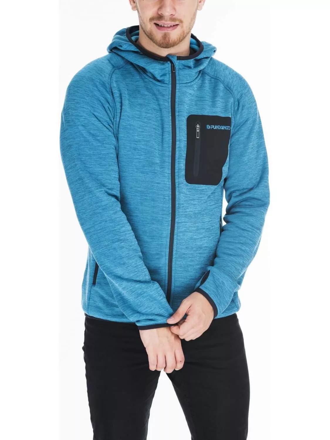 Sweter polarowy męski Fundango Hermon Hooded Fleece 1/6