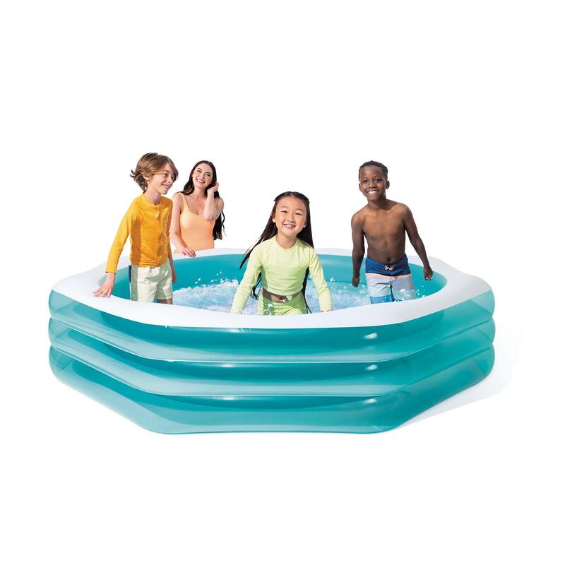 Piscina hinchable familiar octogonal INTEX