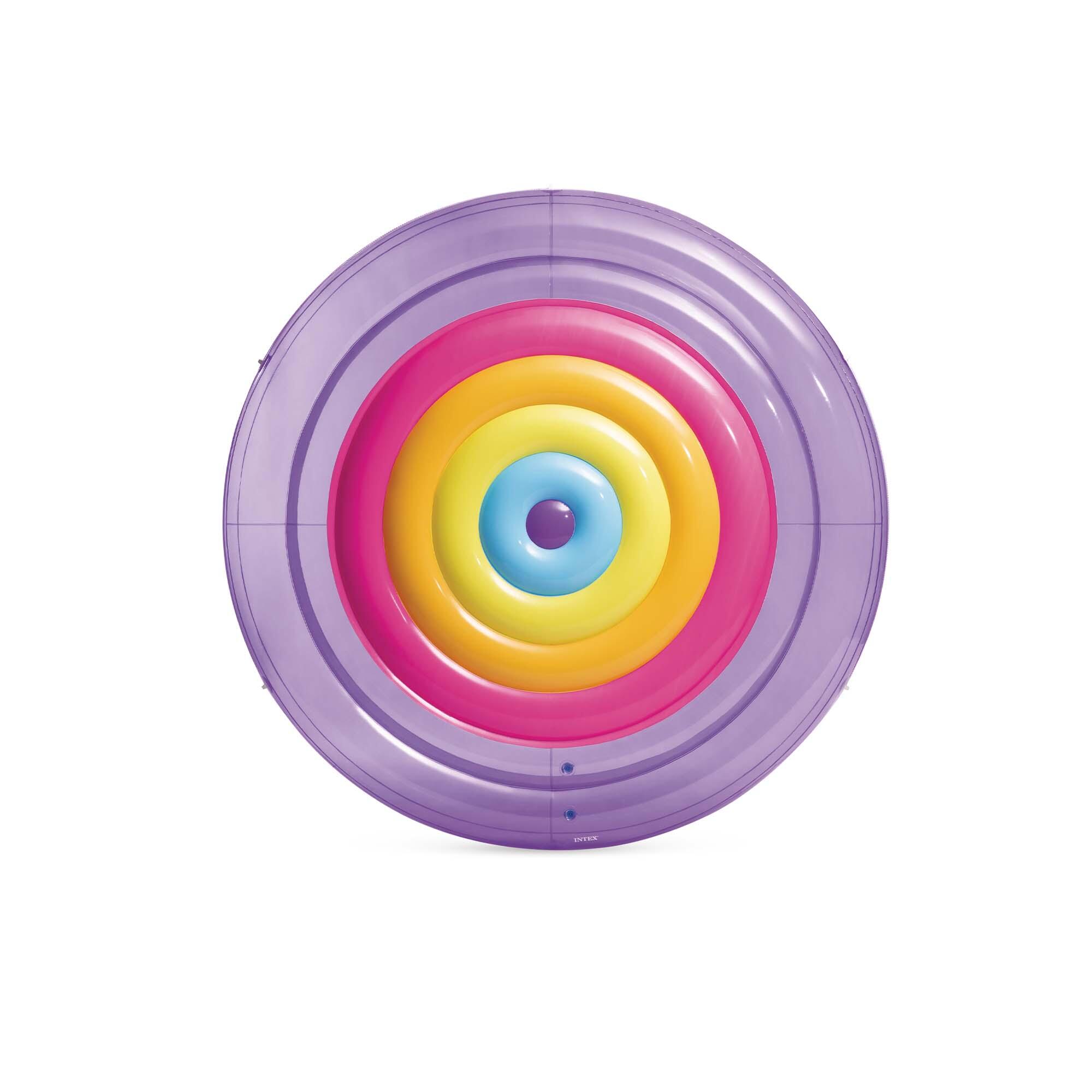 Colchoneta hinchable arcoíris Ø201 cm INTEX 2/7