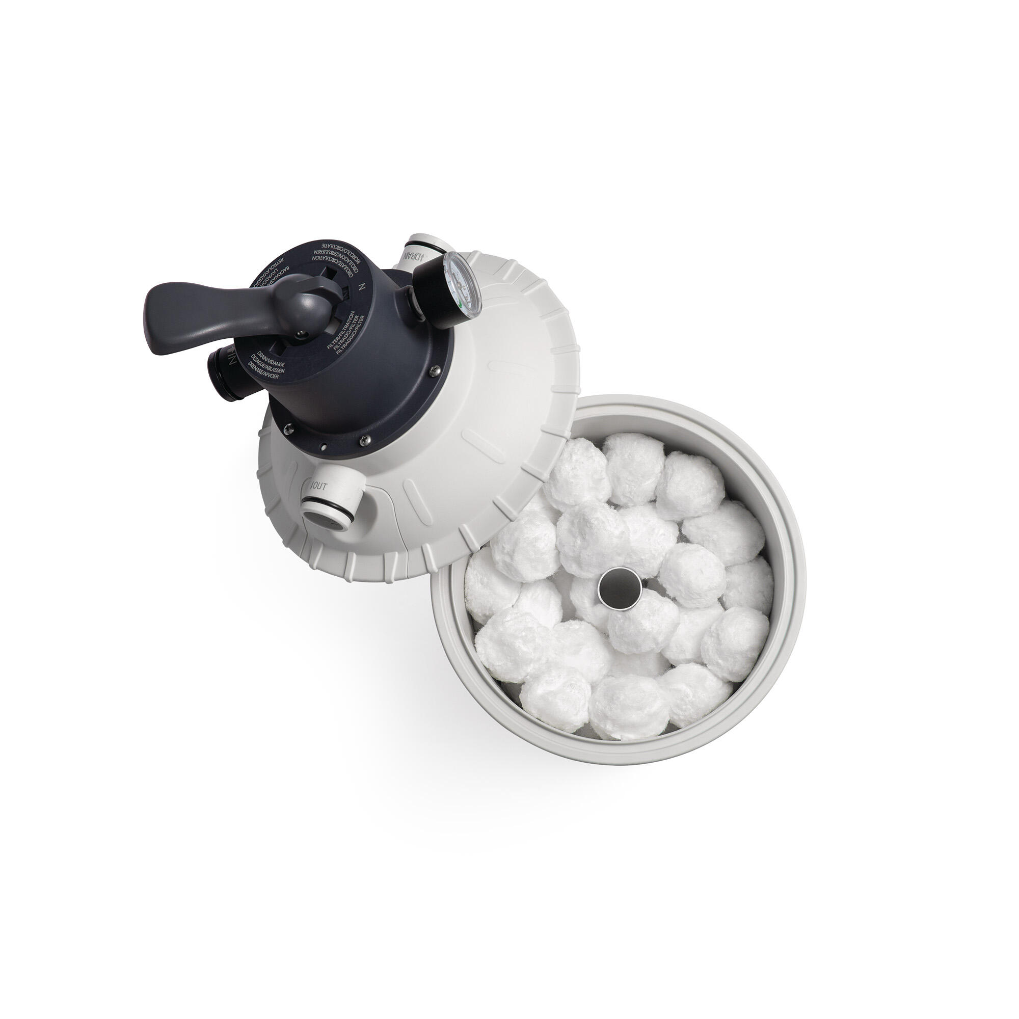 Intex - Intex Média Filtrant Balles Polyéthylène - Aqualoon 500 Gr - Filtre Piscine - Blanc - Taille Unique - Decathlon