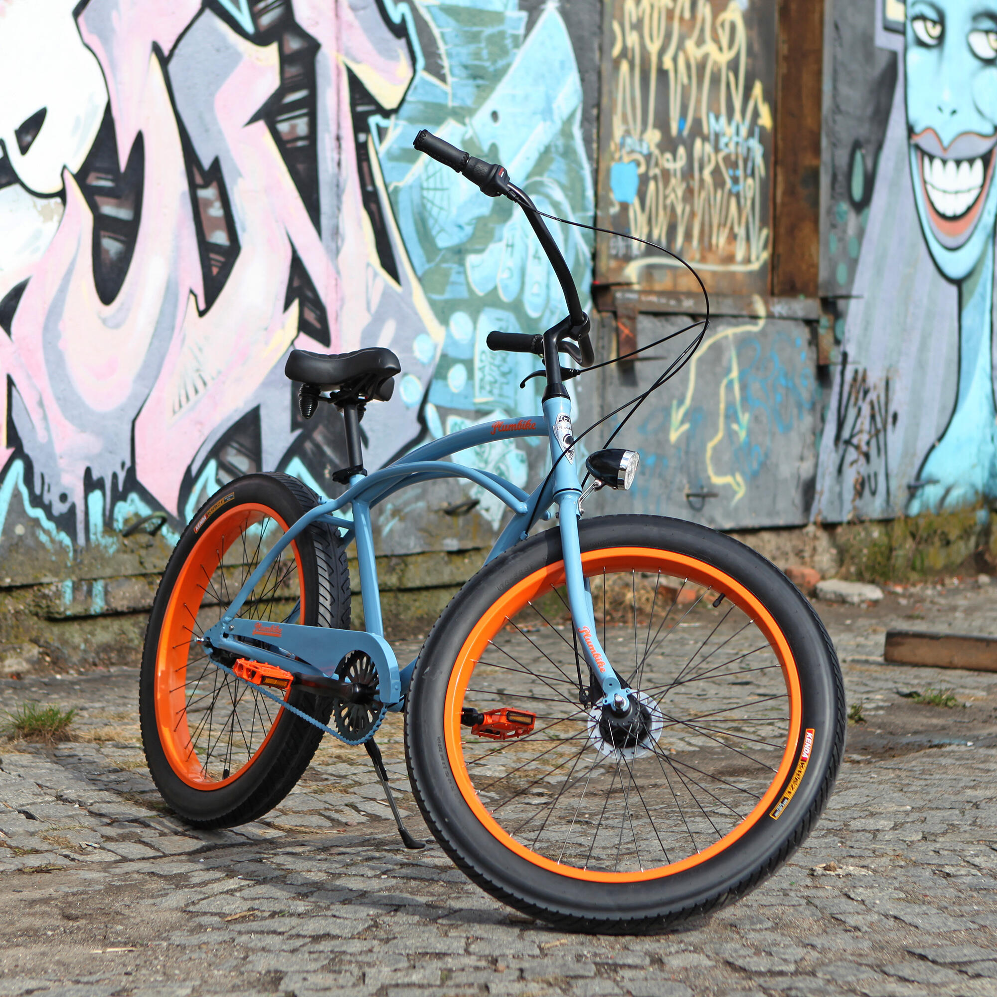 Rower miejski męski Plumbike Rider X Pablo 7B z ham. rolkowym, szerokie obręcze 7/7