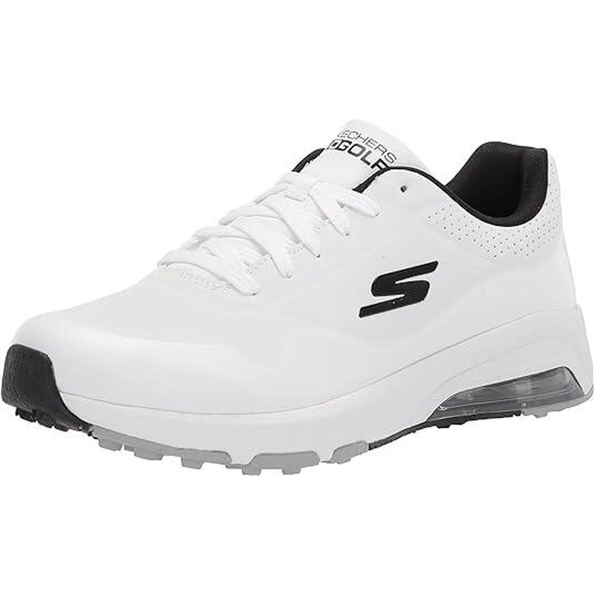 Skechers 214015 Skech-Air Scarpe da golf da uomo, Bianco/Nero