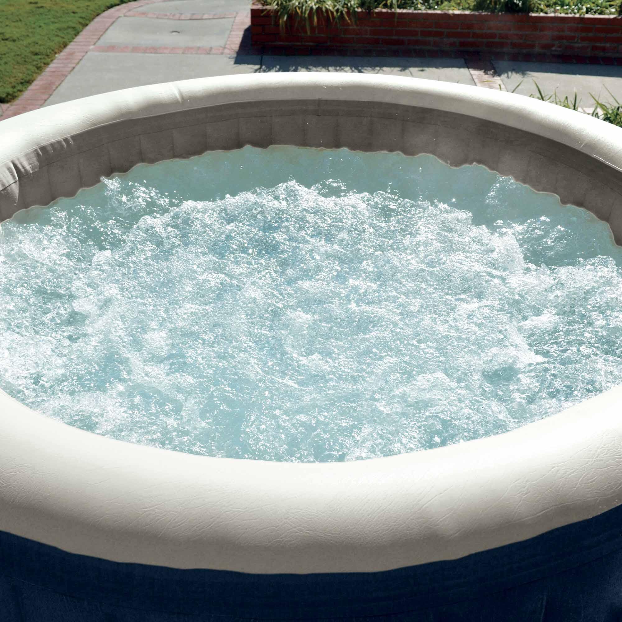 INTEX Spa inflável para 2 a 4 pessoas com massagem de bolhas, azul 3/7