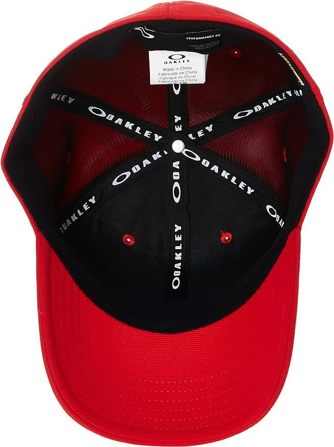 Oakley TINCAN CAP - RED/BLACK 4/4