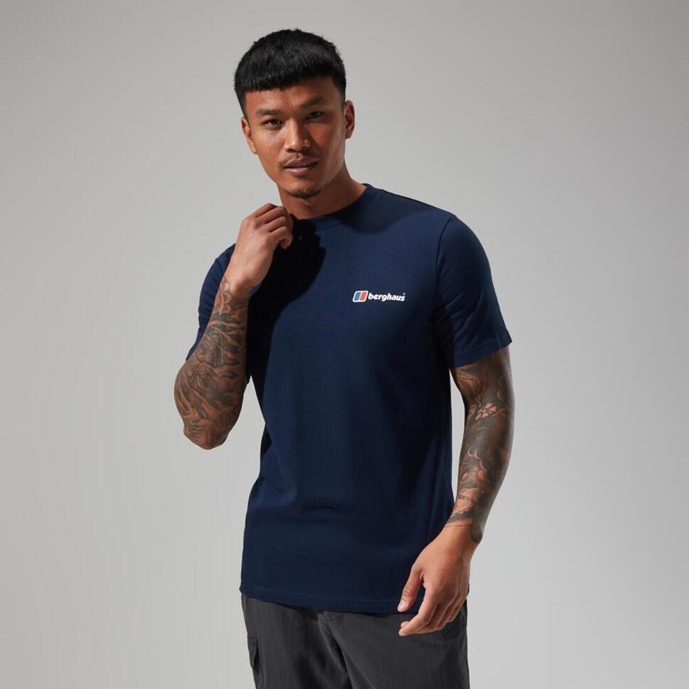 Koszulka bawełniana męska Berghaus F&B Logo T-Shirt AM