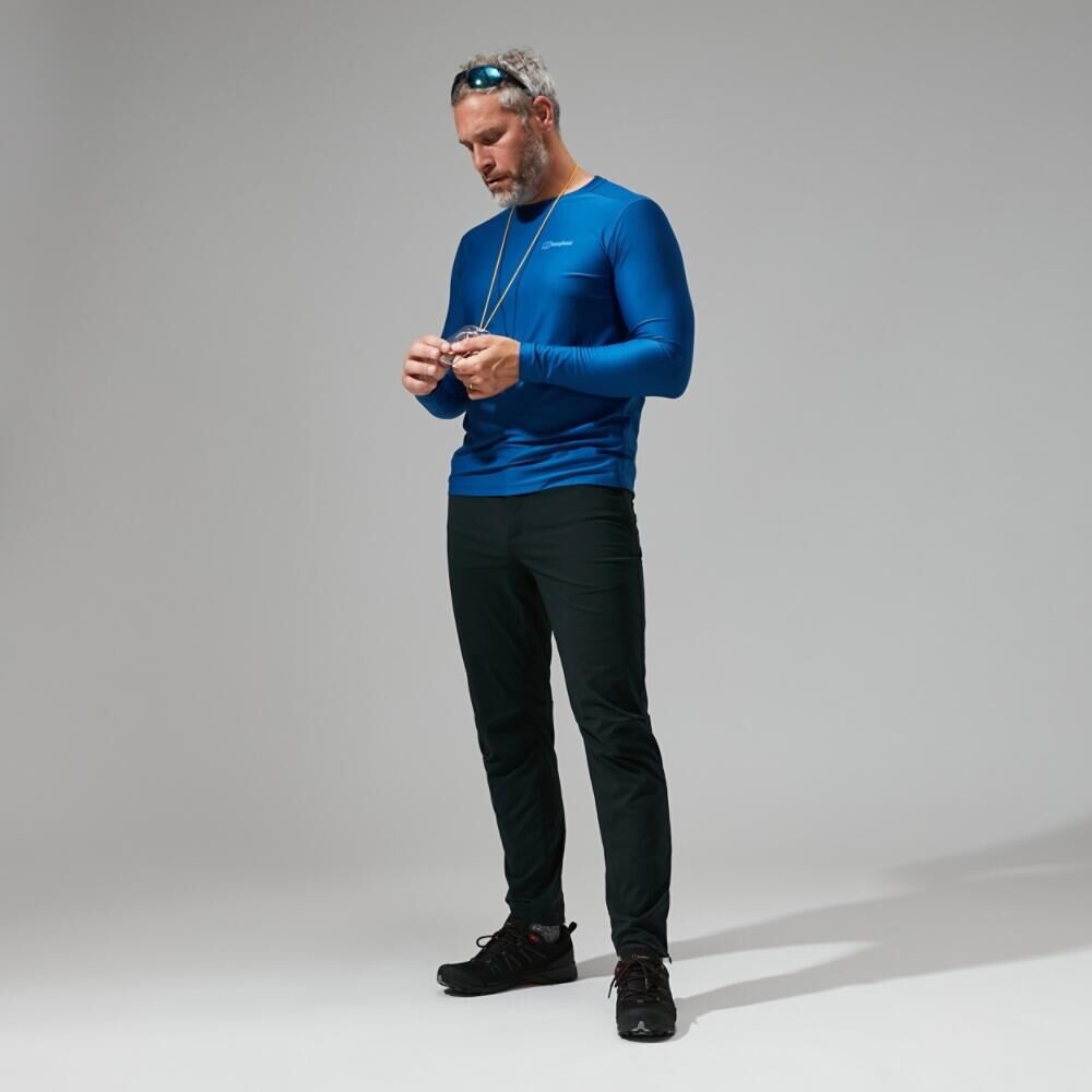 BERGHAUS Men's  24/7 Crew Long Sleeve Tech Tee