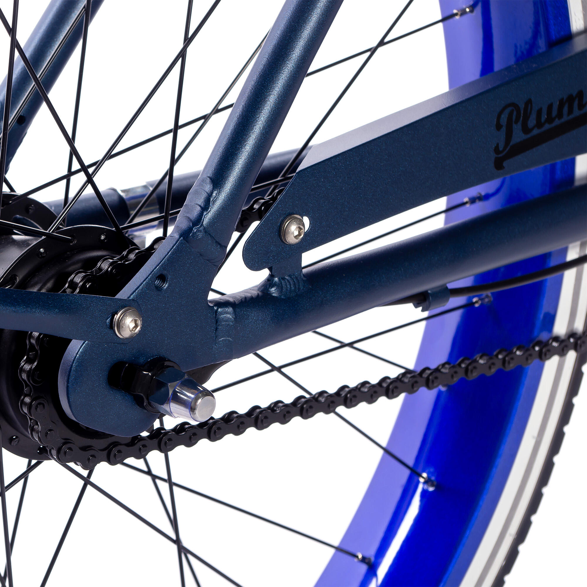 Rower miejski męski Plumbike Rider Unique Navy 7B ham. rolka, szerokie obr. 5/7