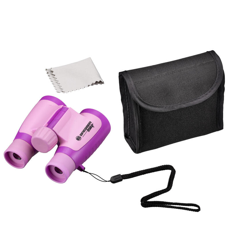 Binoclu Bresser Junior 3x30, roz