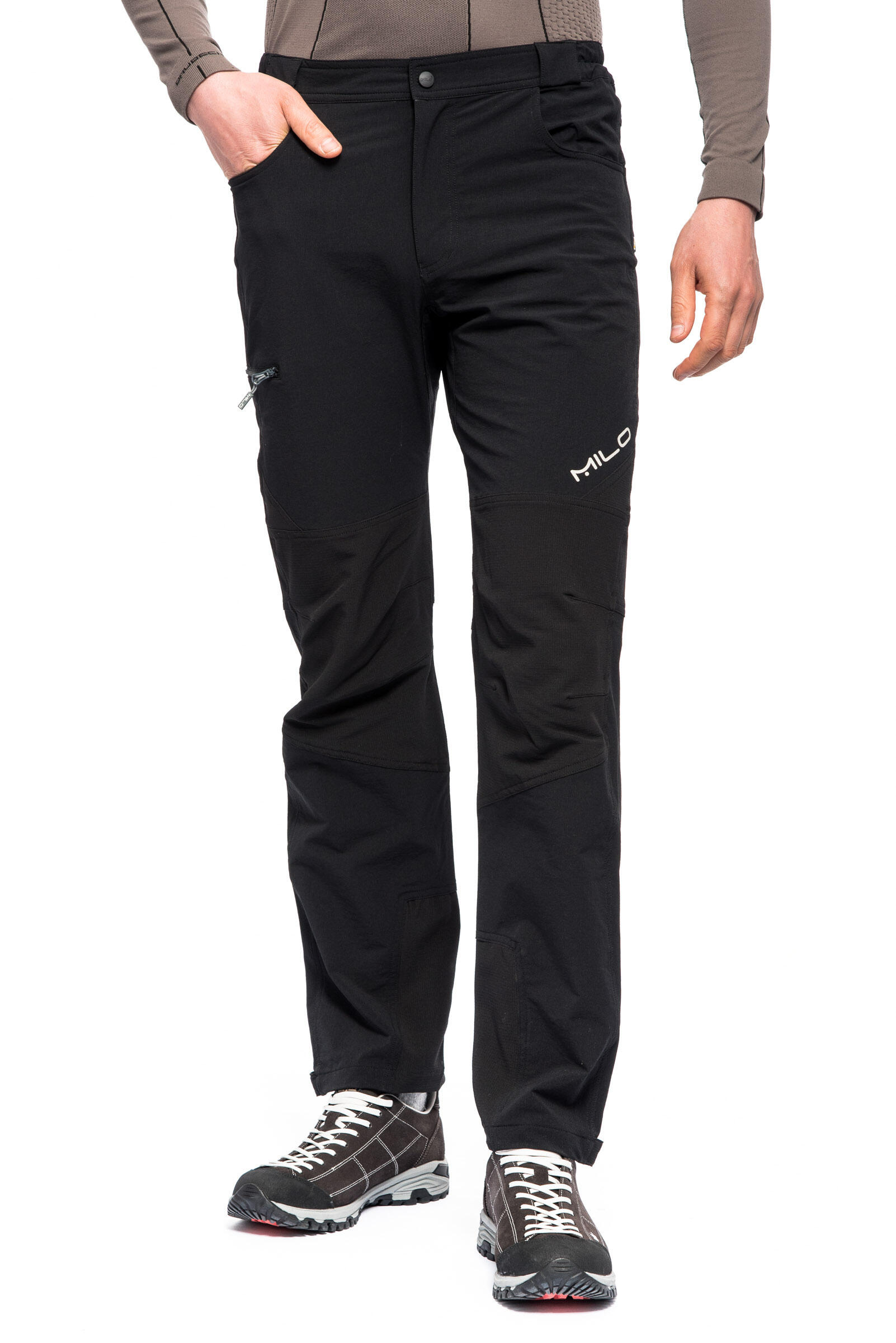 Pantaloni trekking uomo Milo Tacul nero S 4/5